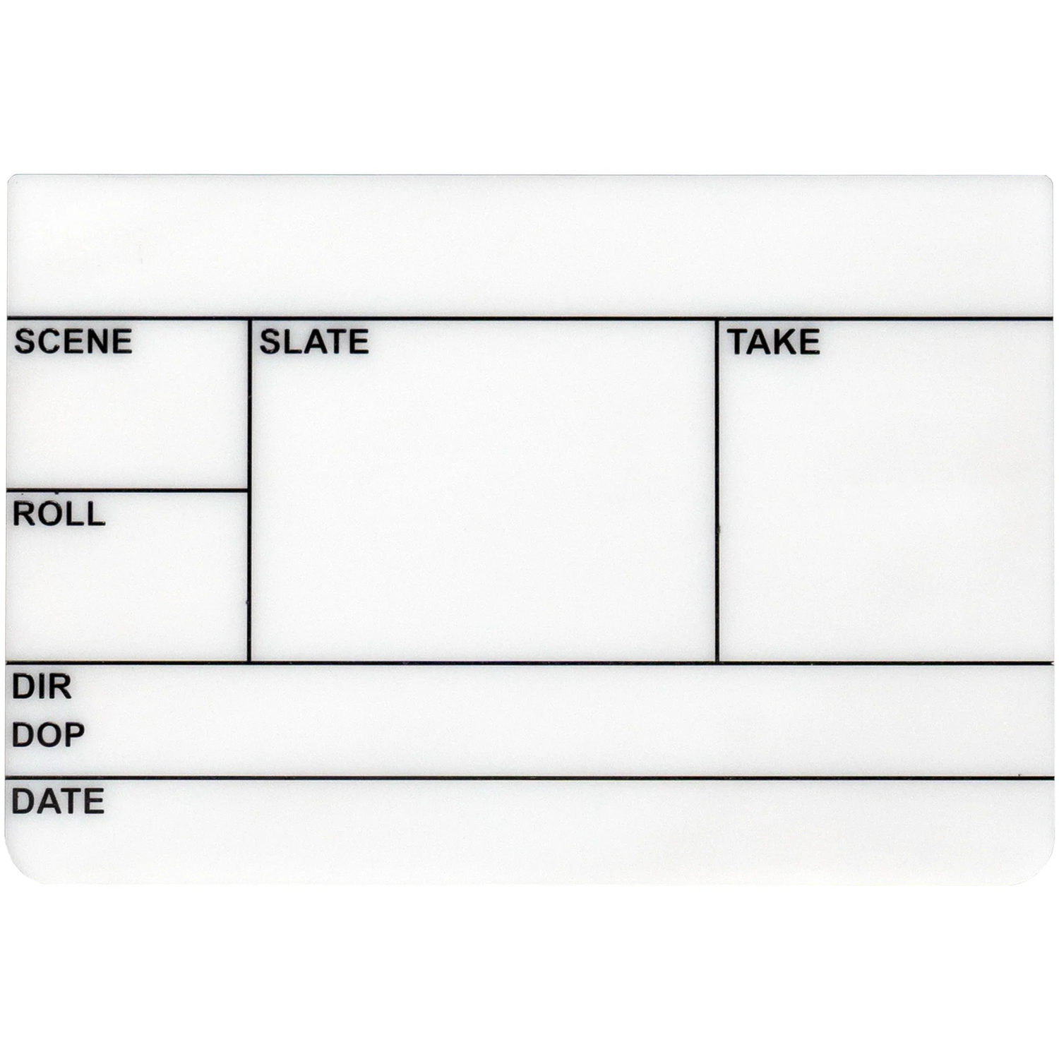 Filmsticks Acrylplatte UK/EU Layout, Small