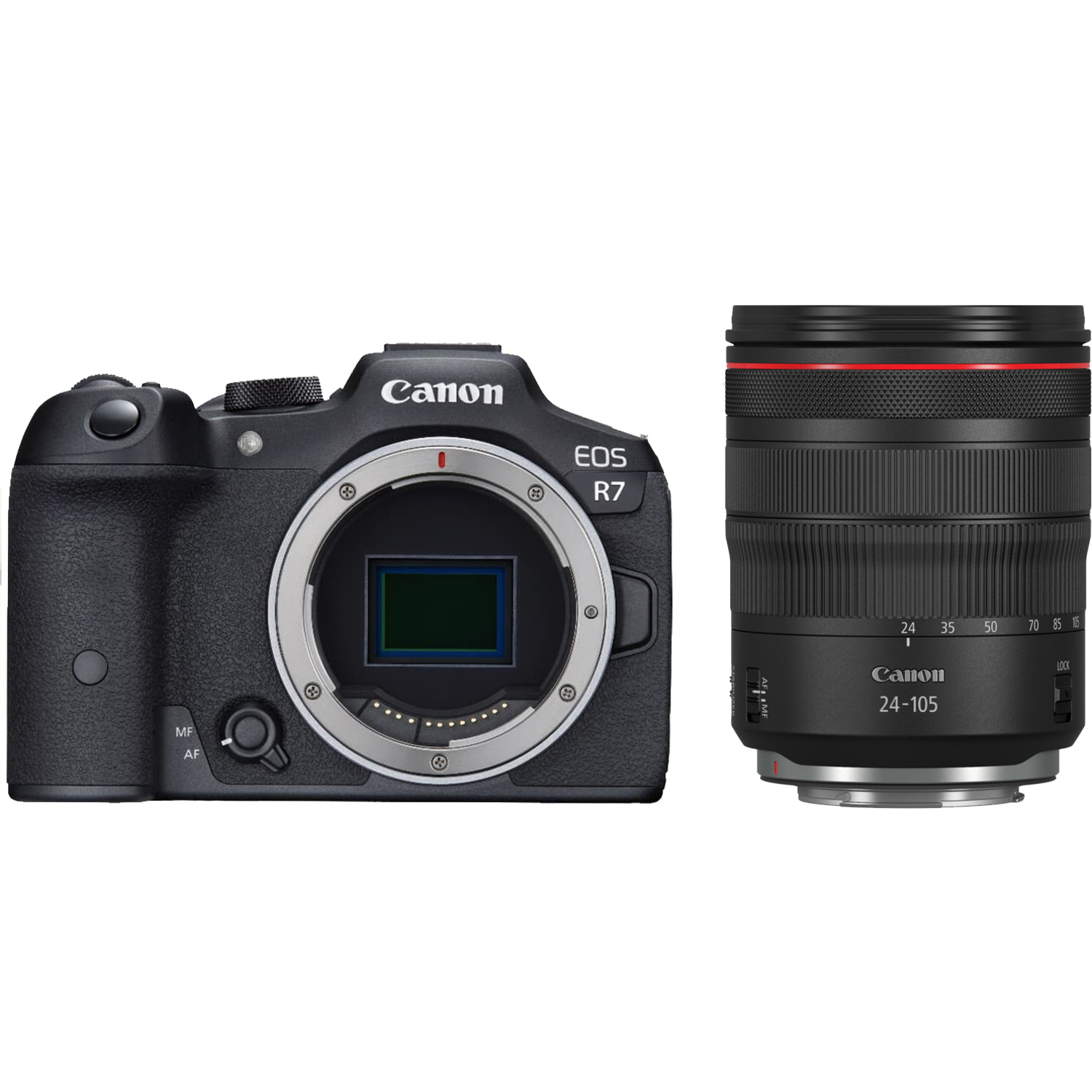 Canon EOS R7 mit RF 24-105mm F4L IS USM