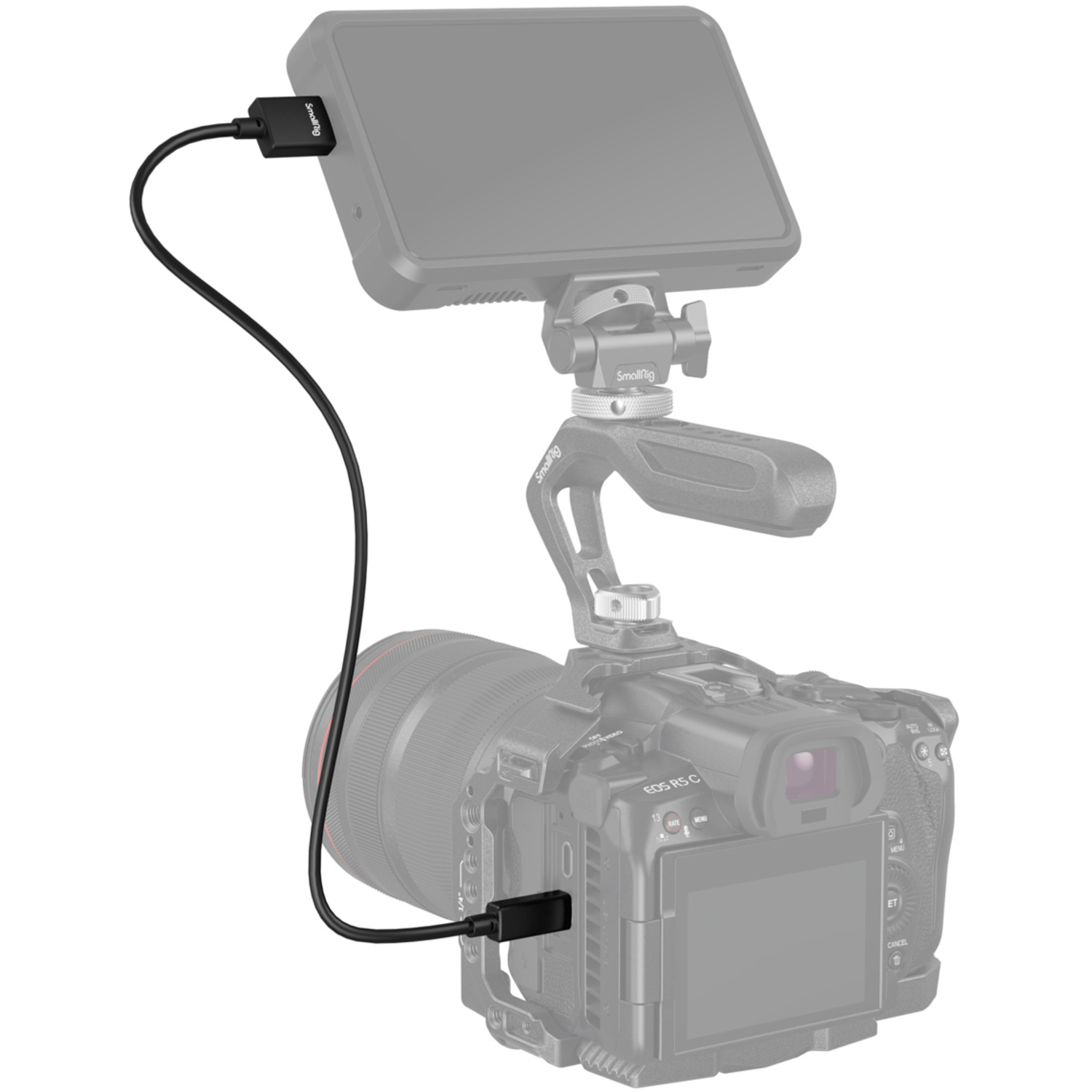 SmallRig Ultra-Slim 4K HDMI Kabel Typ D zu Typ A 55cm 3043B 