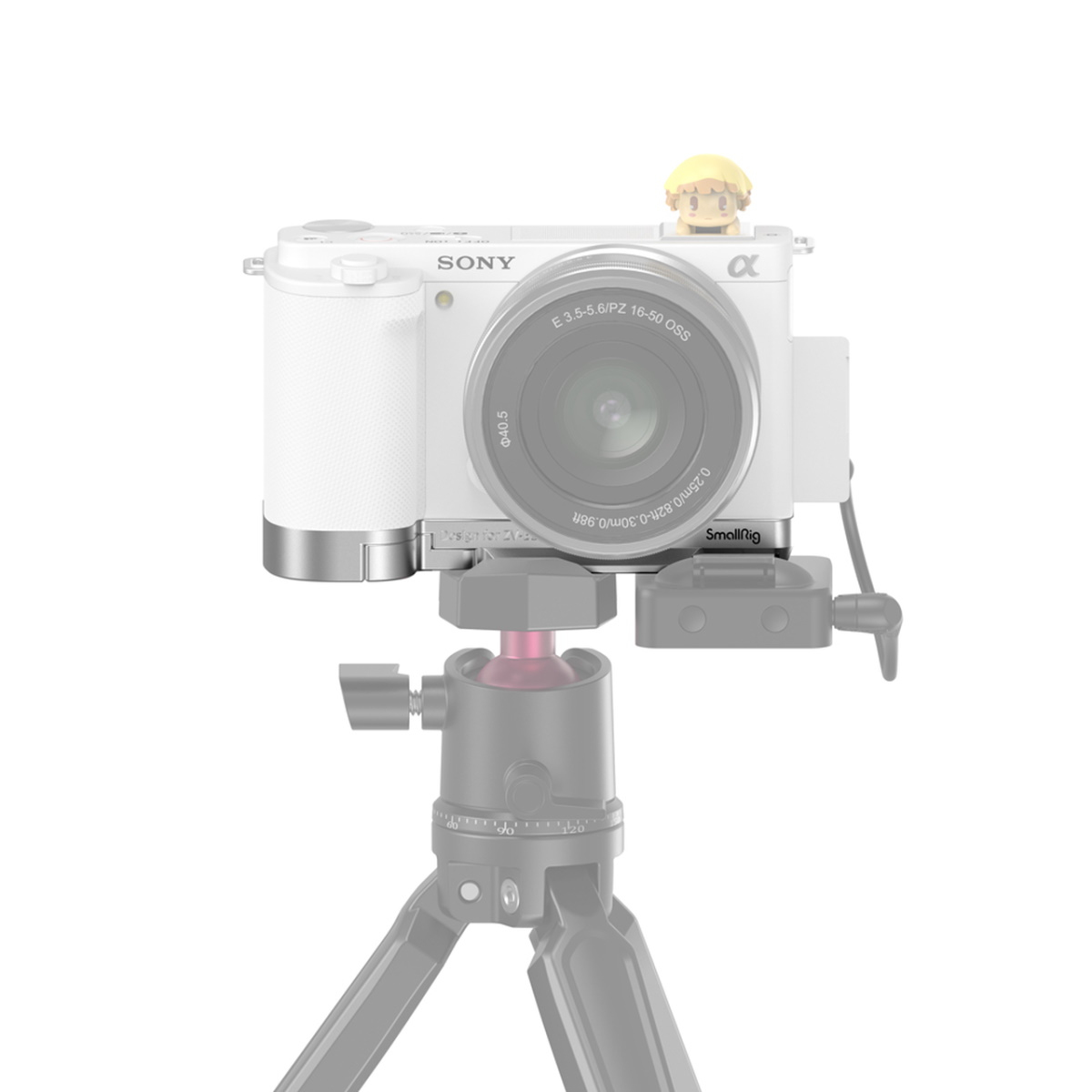 SmallRig 3524 Erweiterungsgriff für Sony ZV-E10 (Silber)