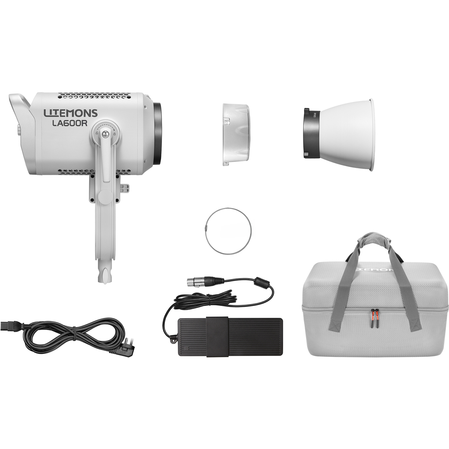 Godox LA600R K1 Litemons RGB LED Leuchte weiß mit Tasche