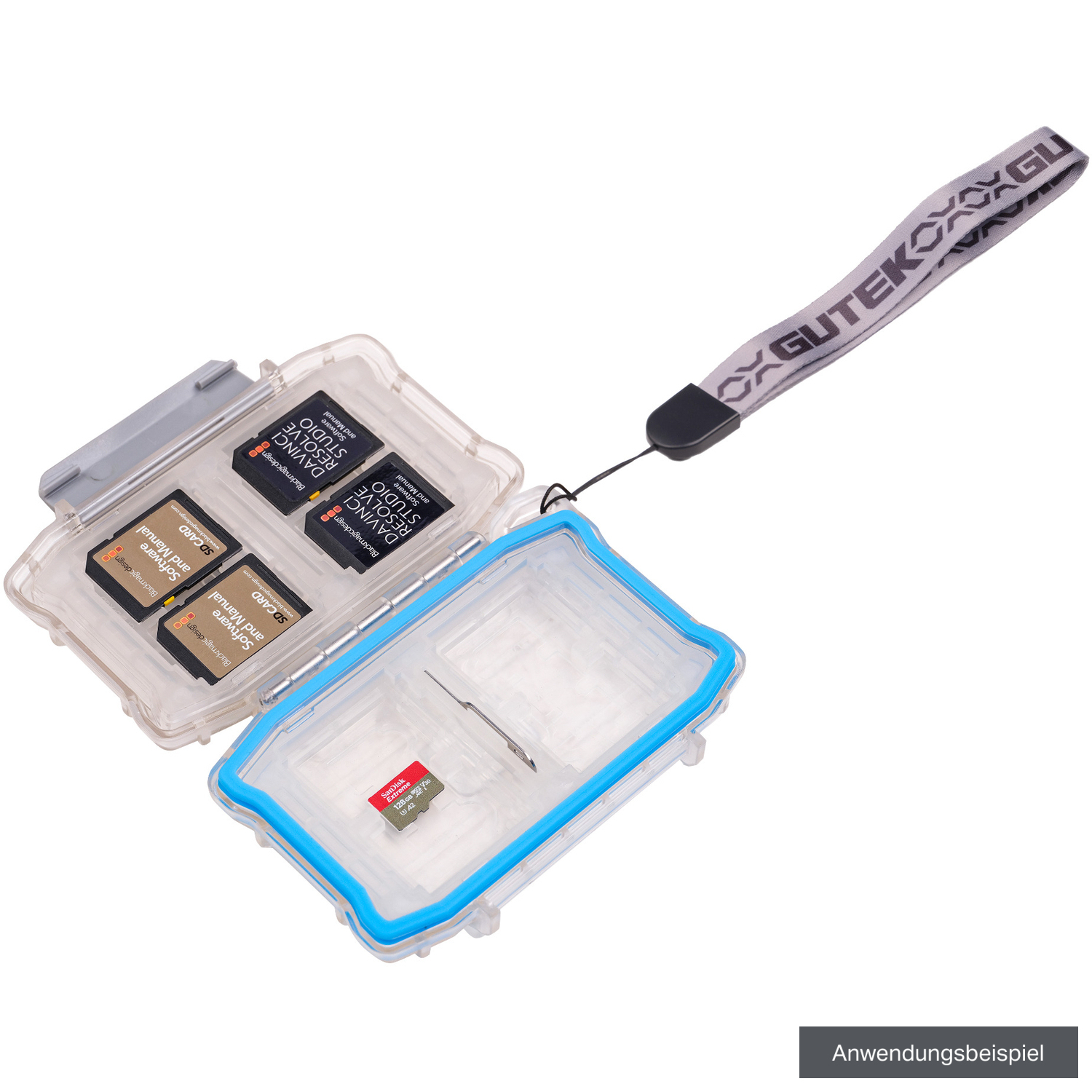 GUTEK Speicherkartenetui Tortoise T-MCC-1 für alle Kartentypen