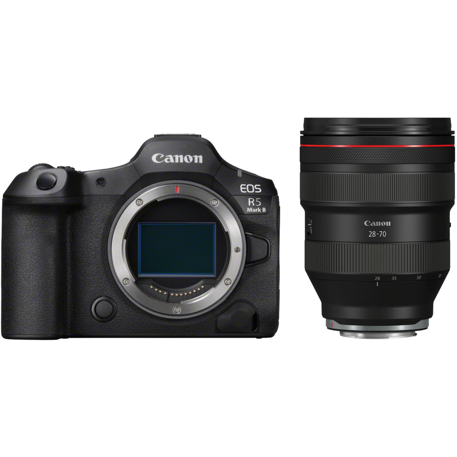 Canon EOS R5 Mark II mit RF 28-70mm F2L USM
