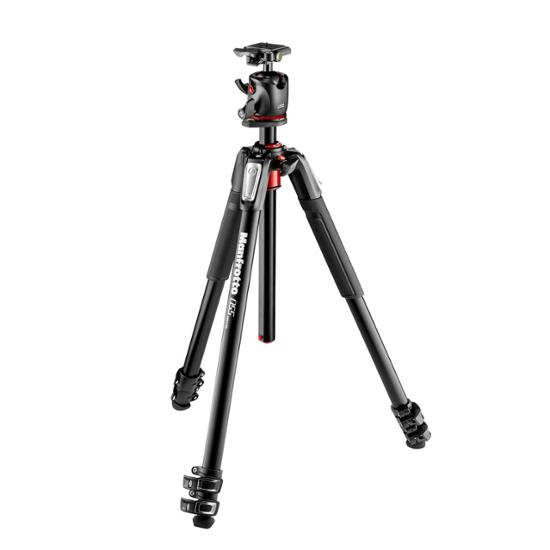 Manfrotto 055 KIT 3 Segmente und Kugelkopf BHQ2