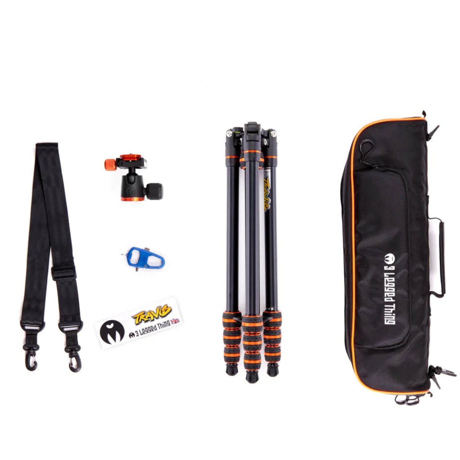 3 Legged Thing Punks Travis 2.0 Airhed 2.0 Schwarz