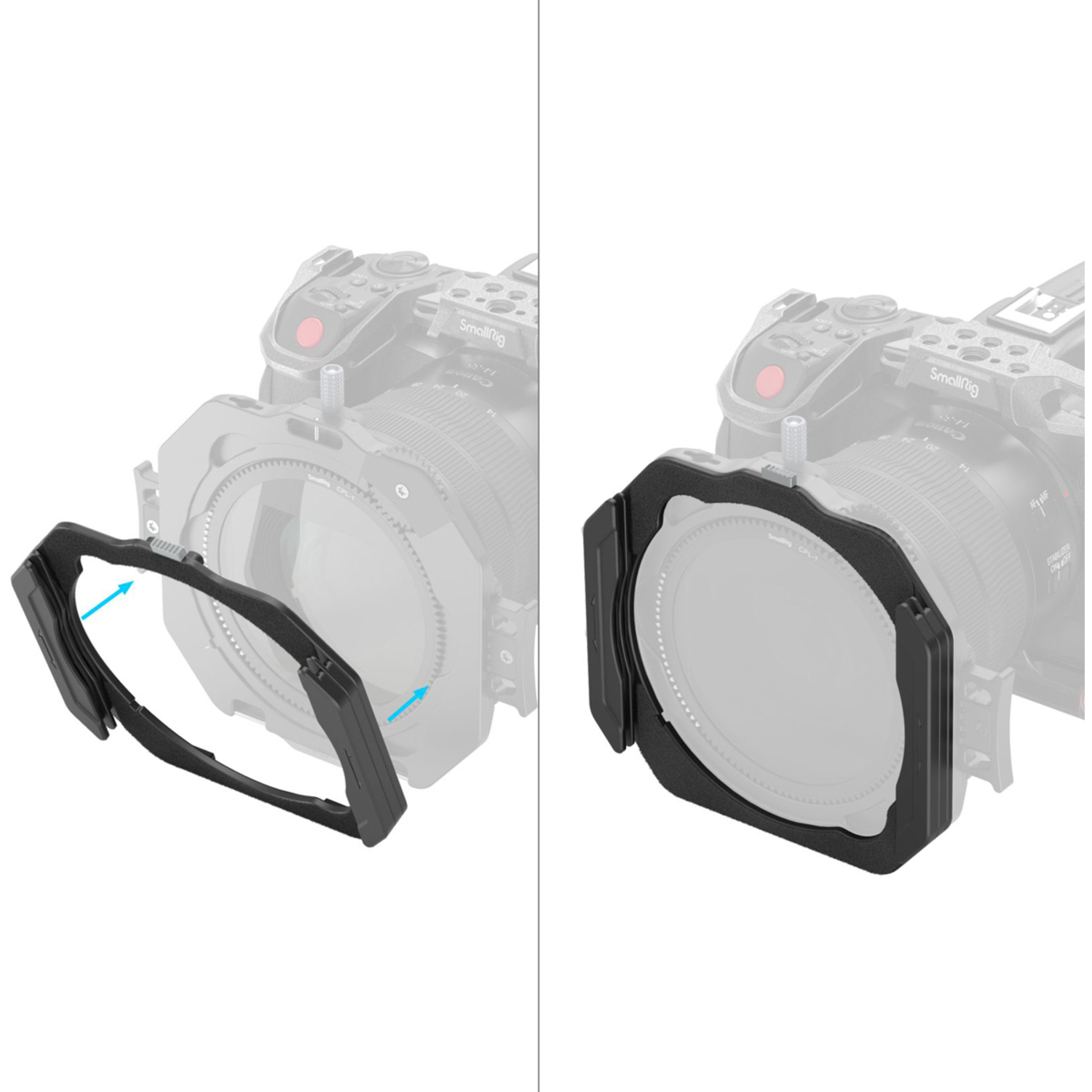 SmallRig Filterunterstützung 4654 für 100 x 100mm und 100 x 150mm Filter