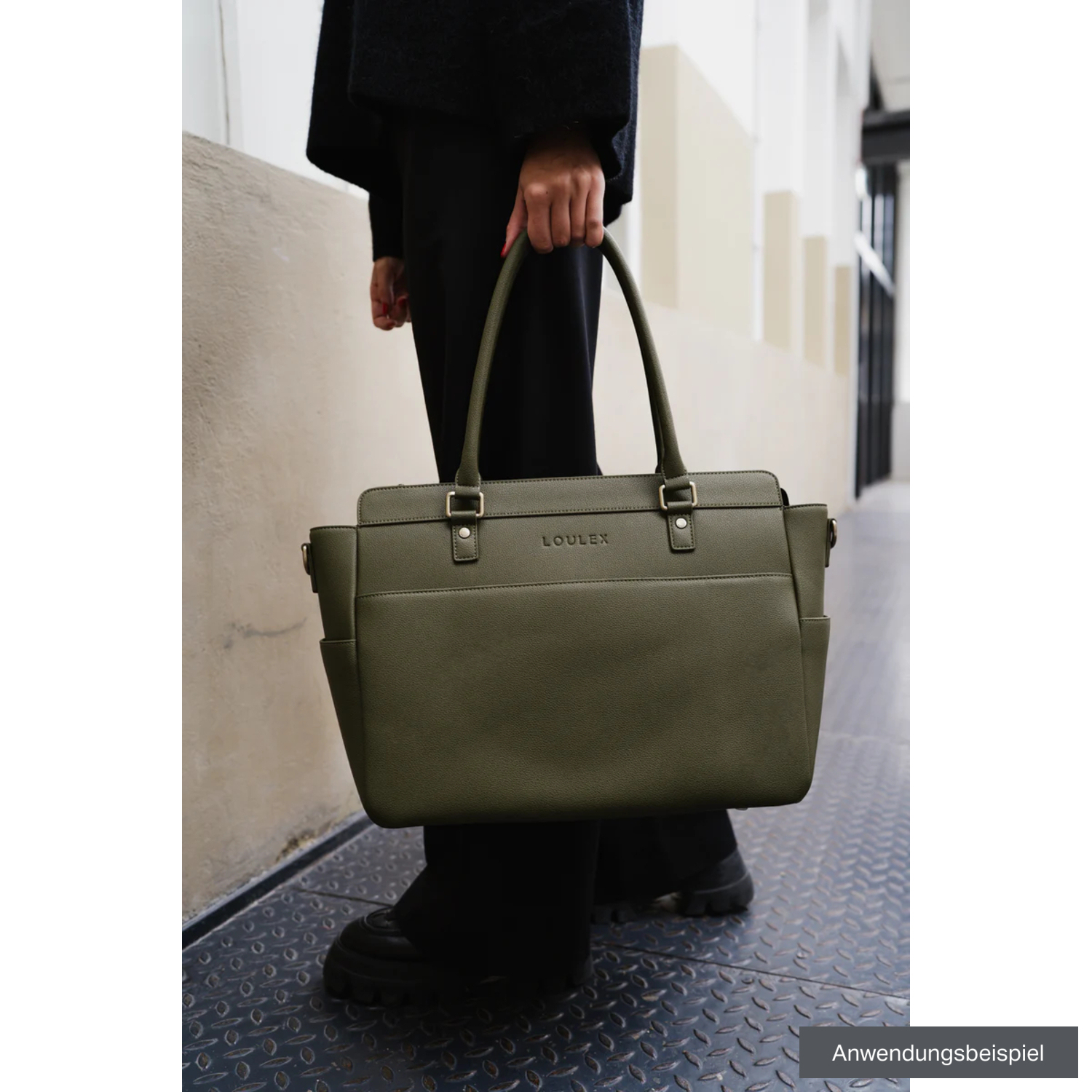 LOULEX Umhängetasche Handbag 19,2L oliv