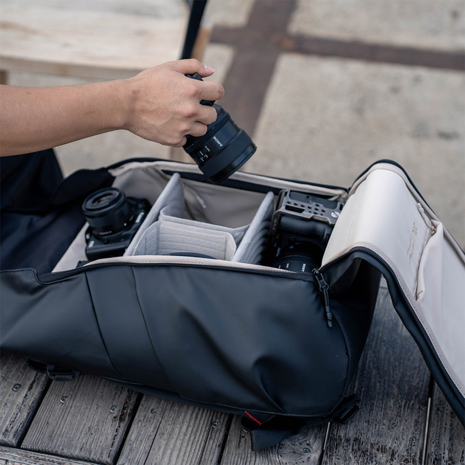 PGYTECH Fotorucksack OneGo Air 20L Obsidian Black