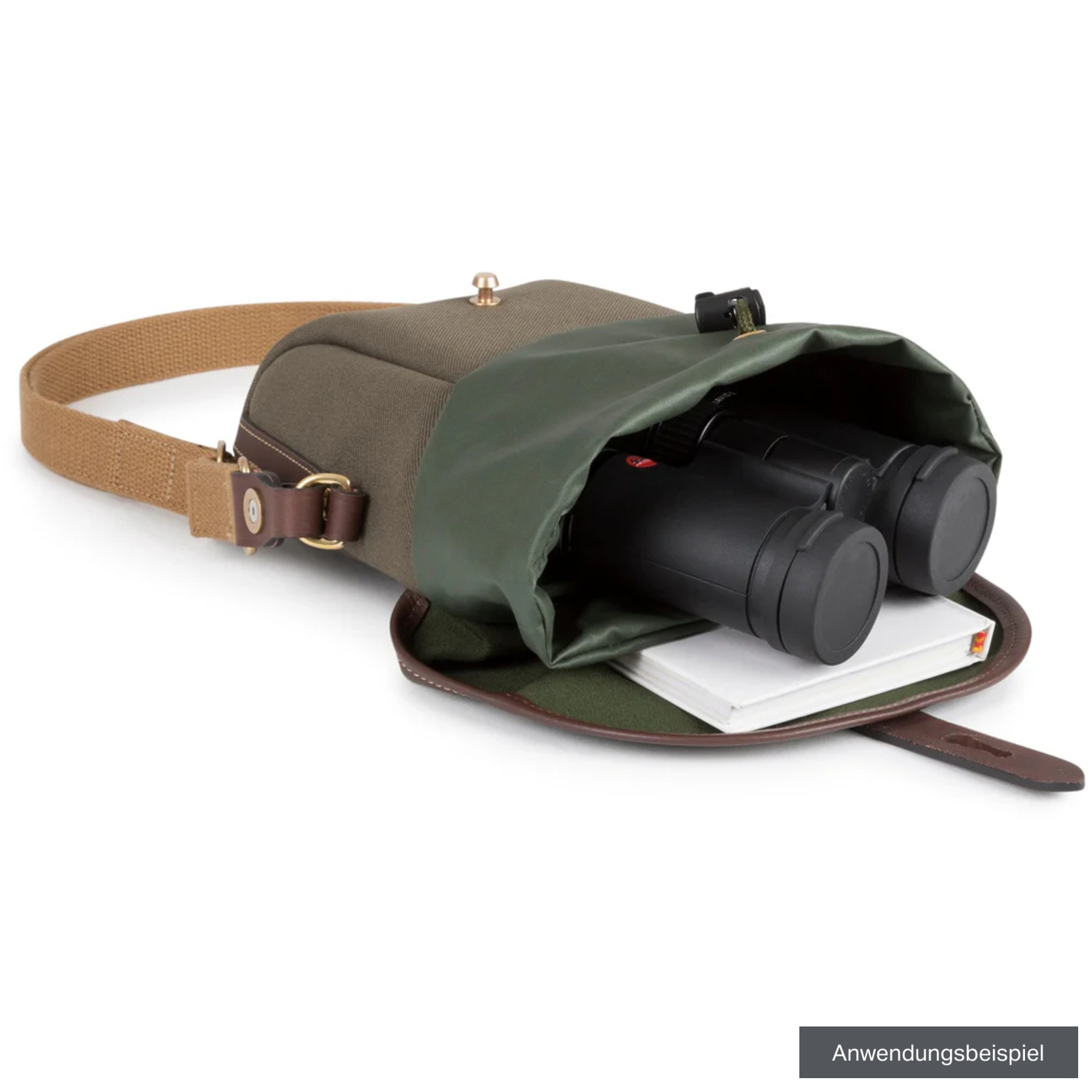 Billingham Fernglastasche Galbin 8 Sage Fibrenyte/Chocolate 