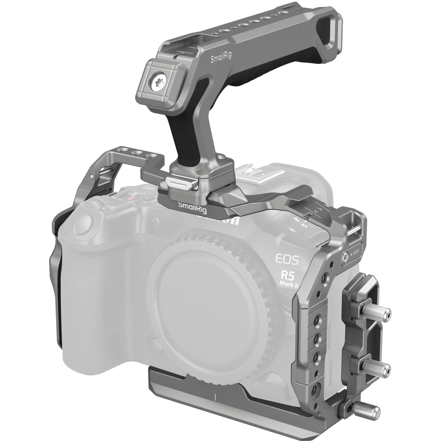 SmallRig Cage HawkLock Quick Release Kit 5029B für Canon EOS R5 Mark II 