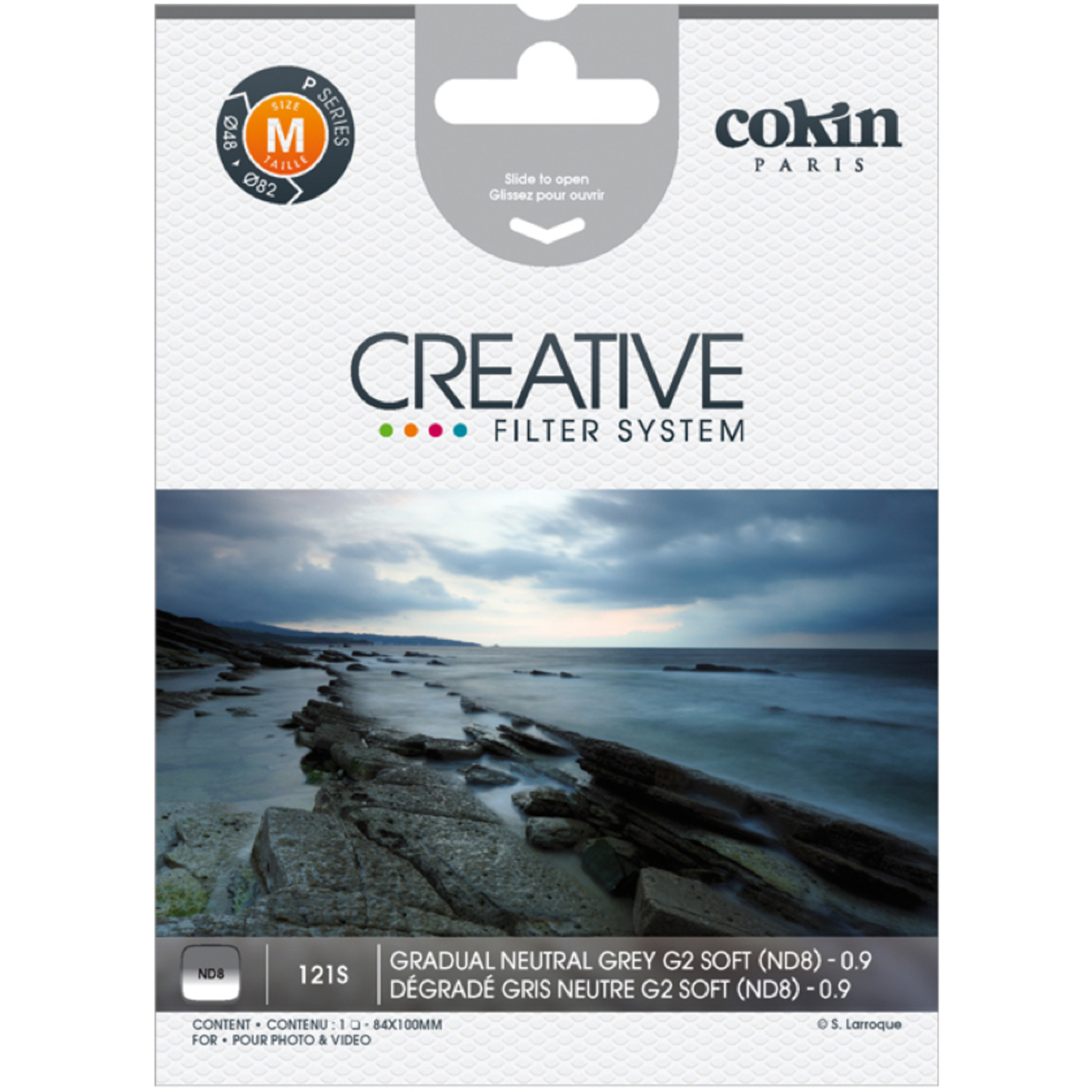 Cokin ND-Filter P121S Neutralgrau G2-Soft ND8 0.9 85 x 85mm