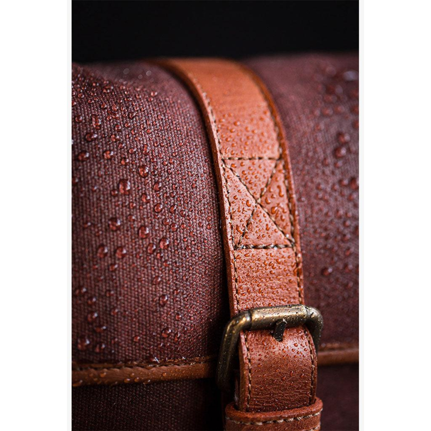 Bronkey Berlin Camera Bag Waxed Canvas Coffee
