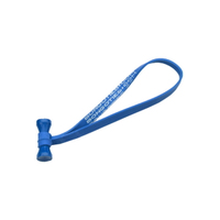 Bongo Ties Wiederverwendbare Kabelschlaufen, 10er Pack, blau