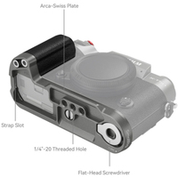 SmallRig Silicone L-Shape Handle 4712 charcoal silver für Fujifilm X-T50