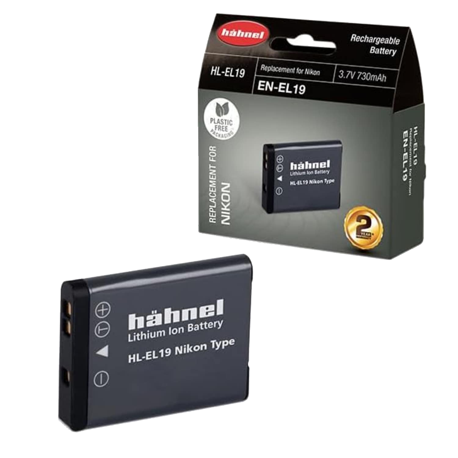 Hähnel Akku HL-EL19 für Nikon