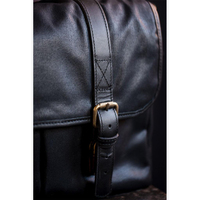 Bronkey Roma Camera Bag Waxed Canvas Black