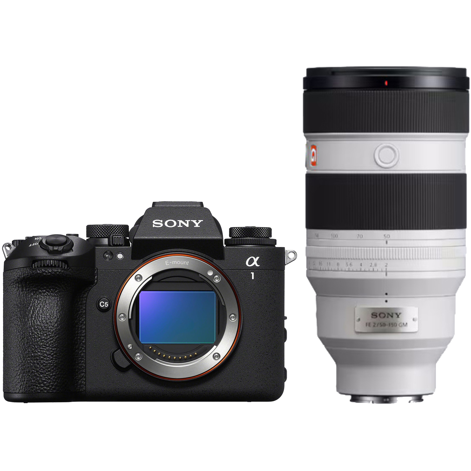 Sony Alpha 1 II mit FE 50-150mm F2 G Master weiß