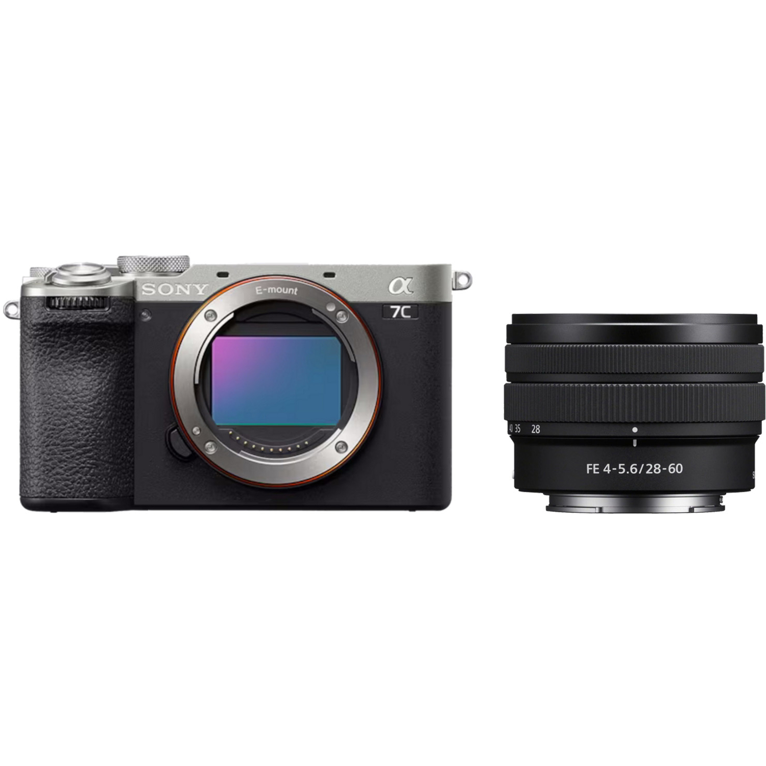 Sony Alpha 7C II silber mit FE 28-60mm F4-5.6