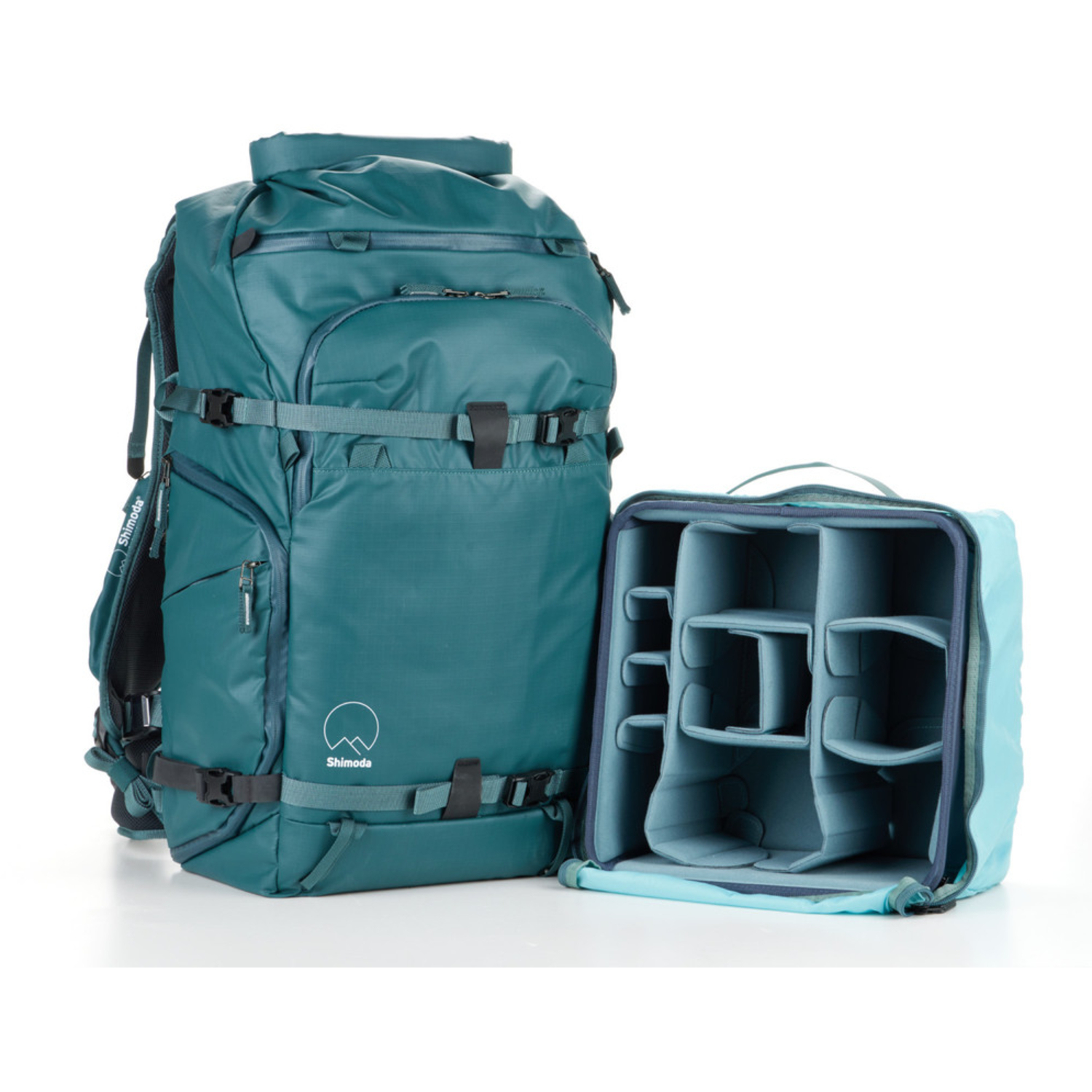 Shimonda Fotorucksack Action X40 v2 Damen mit DSLR Core Unit M Teal