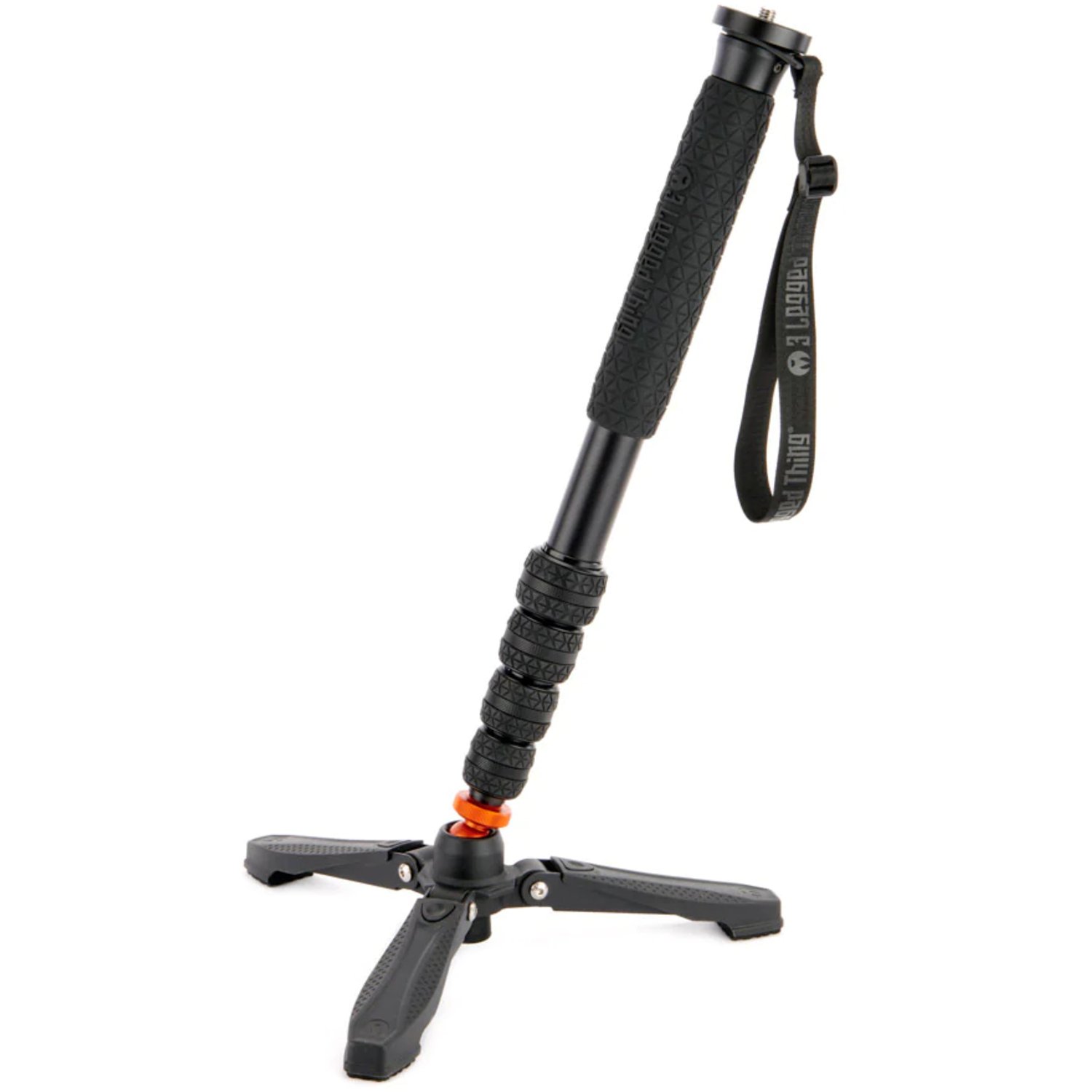 3 Legged Thing Punks Taylor 2.0 Einbeinstativ mit Docz-Fußstabilisator Schwarz