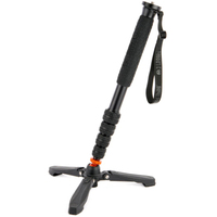 3 Legged Thing Punks Taylor 2.0 Einbeinstativ mit Docz-Fußstabilisator Schwarz