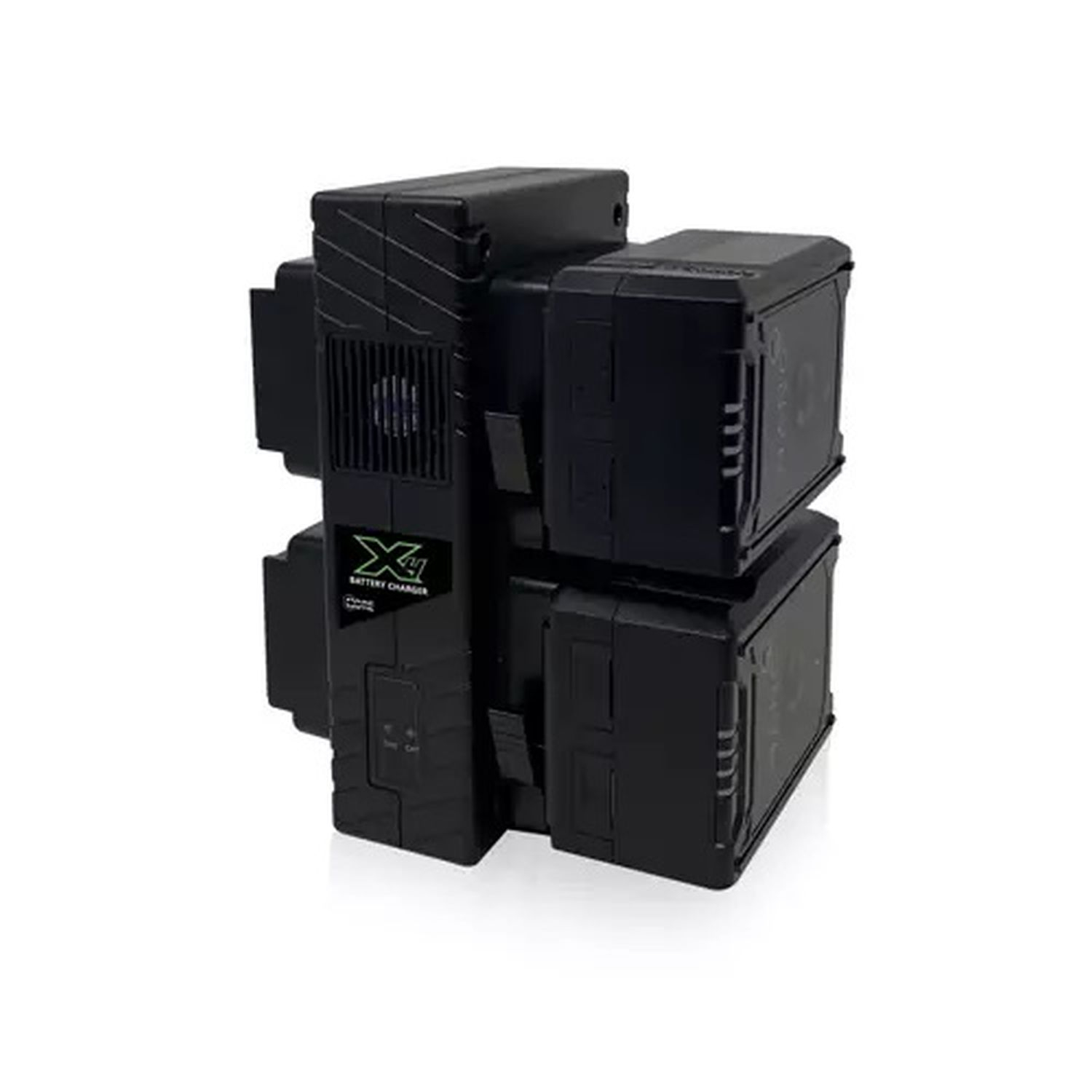 Core SWX GP-X4S 4-fach Ladegerät für Micro-Style Akkupacks V-Mount