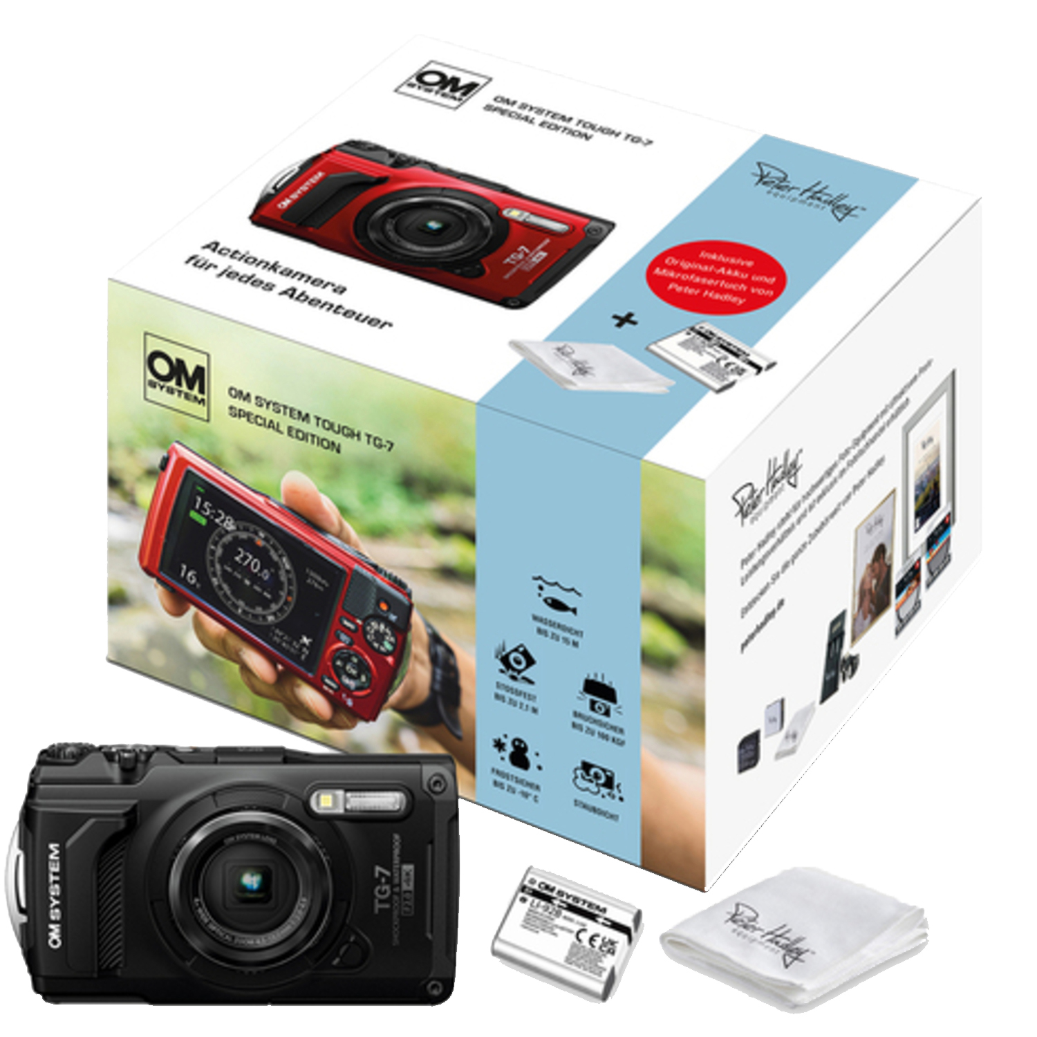 OM System TG-7 Special Edition schwarz