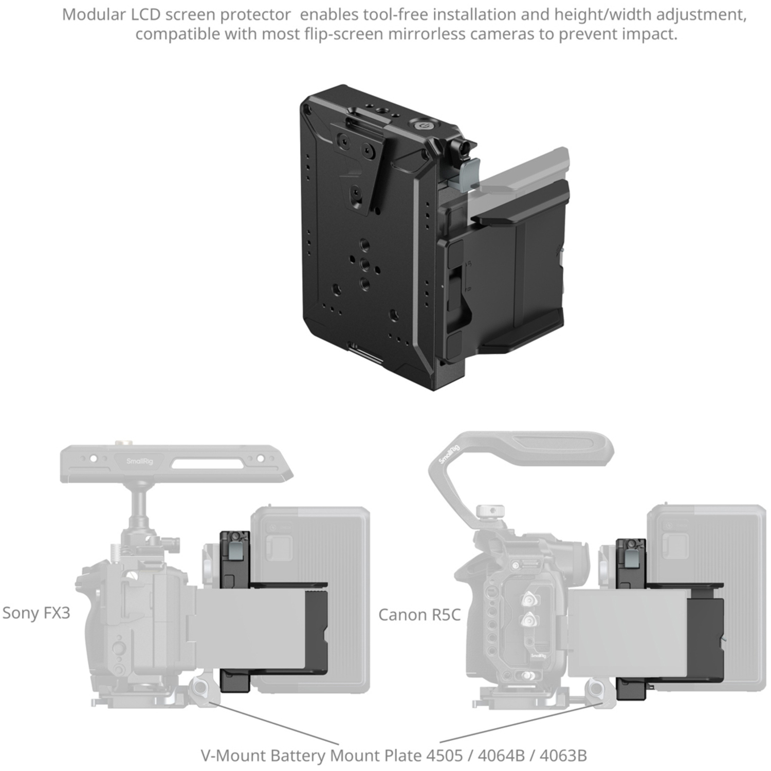 SmallRig V-Mount-Akku-Montageplatte 5228