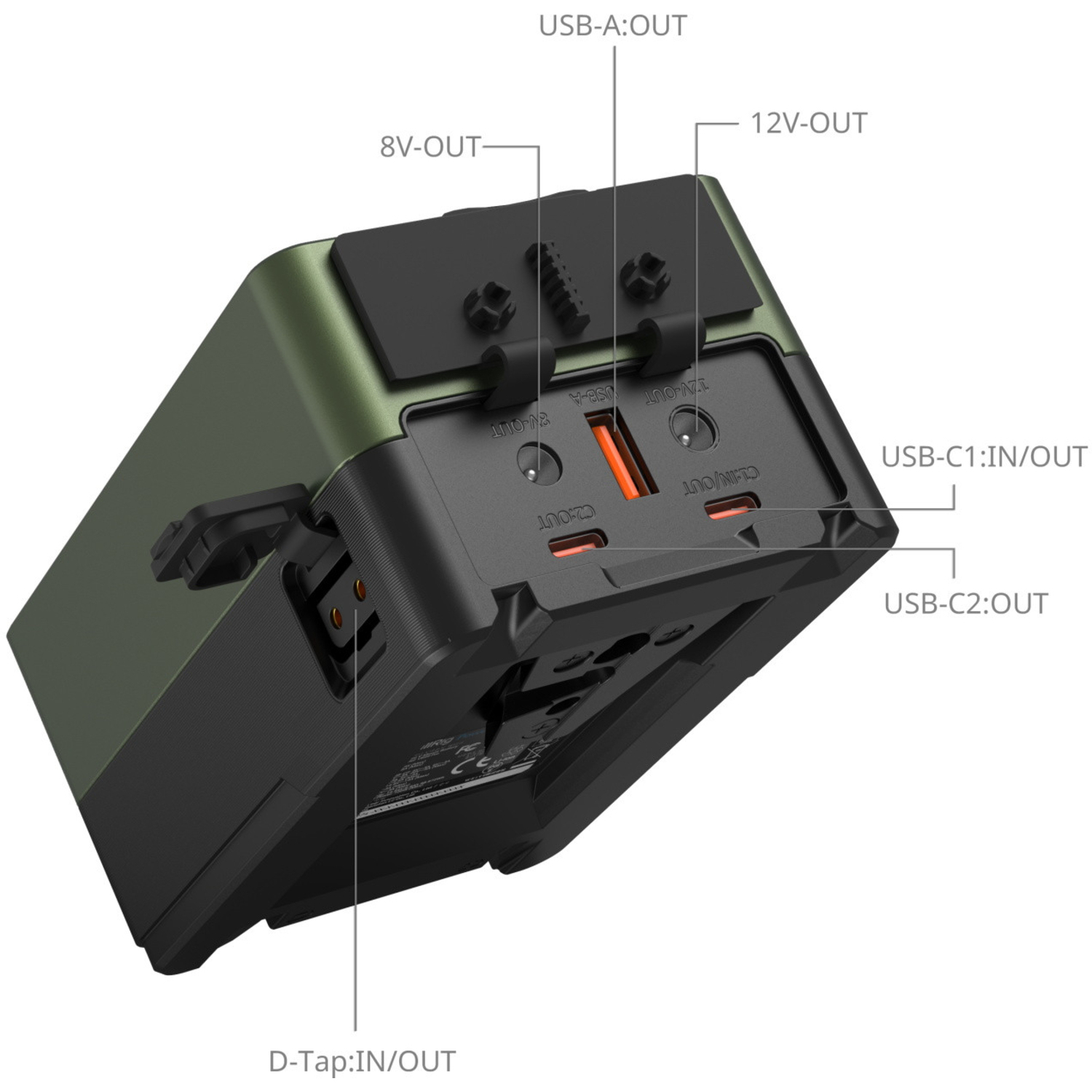 SmallRig Akku VB99 Pro Mini V-Mount 4798 grün
