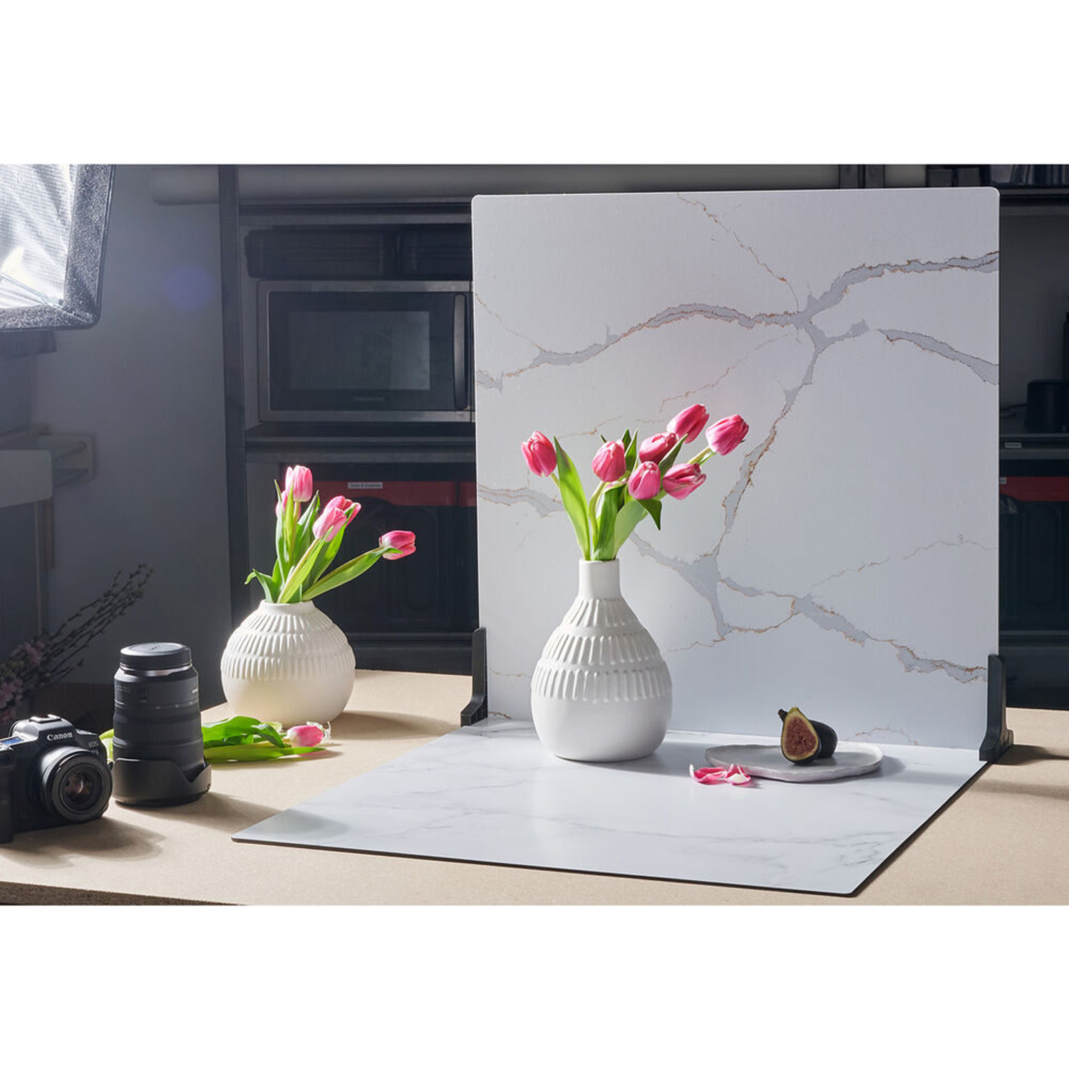 V-Flat World Duo Board Carrara Blue/Calacatta Gold