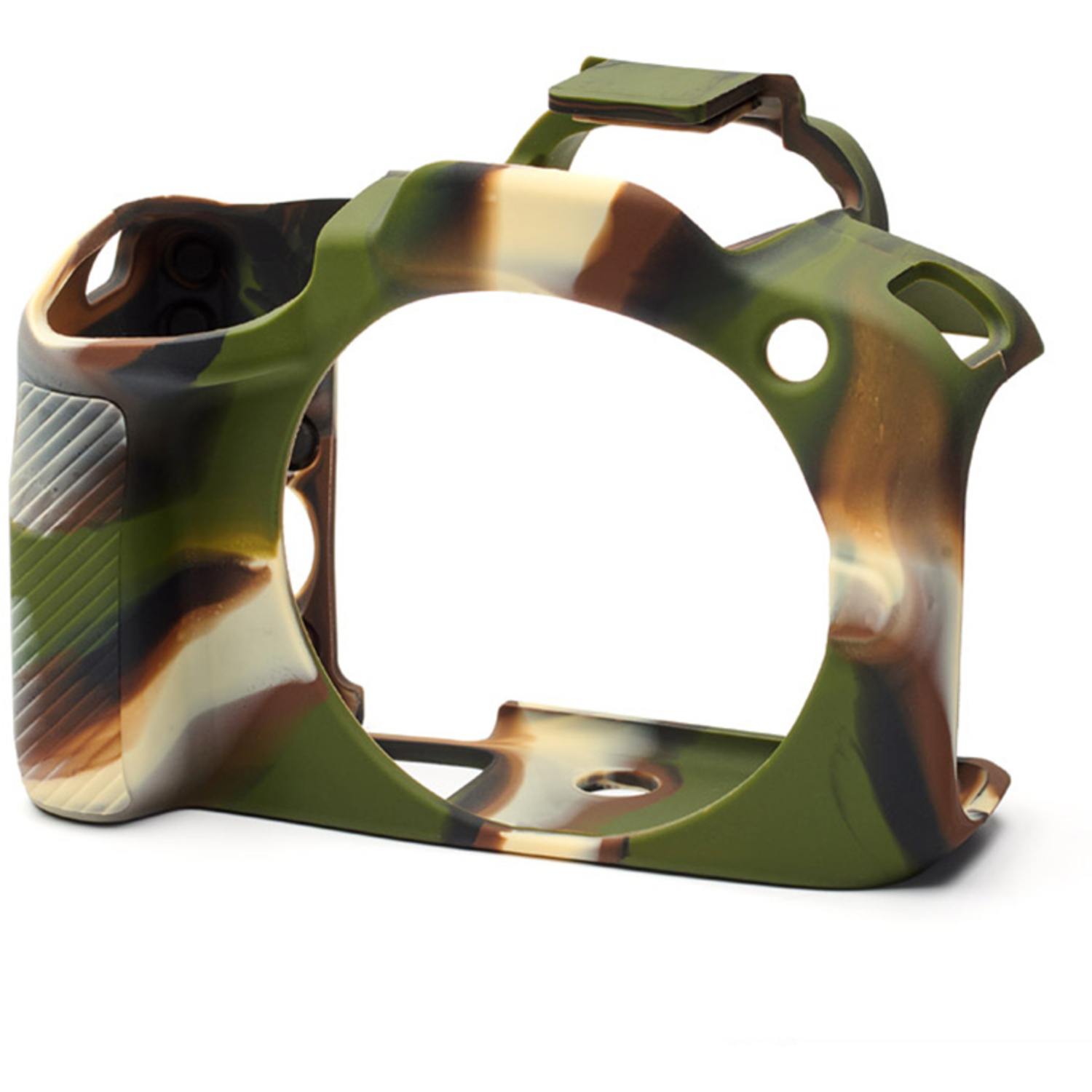 easyCover Silikon-Schutzhülle für Canon R50 Camouflage
