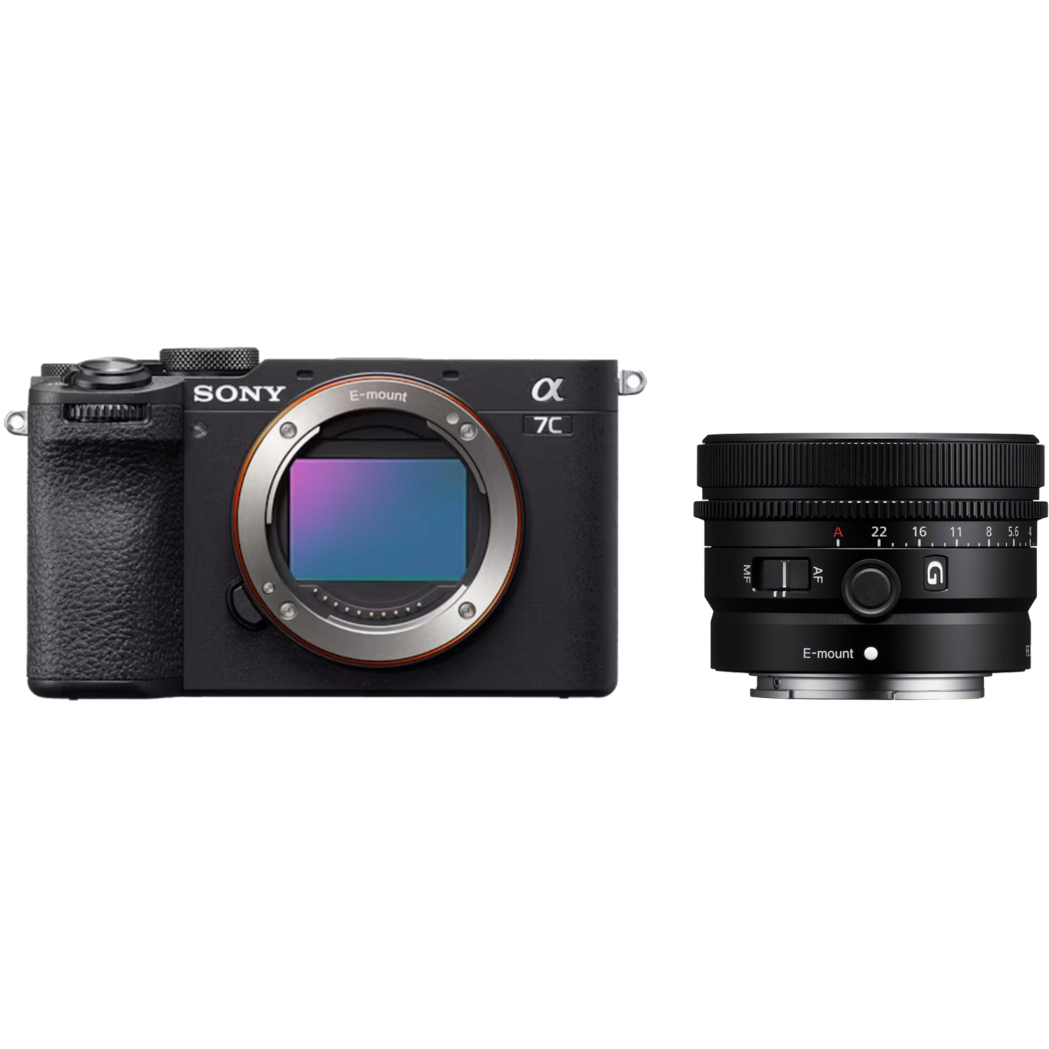 Sony Alpha 7C II schwarz mit FE 40mm F2.5 G