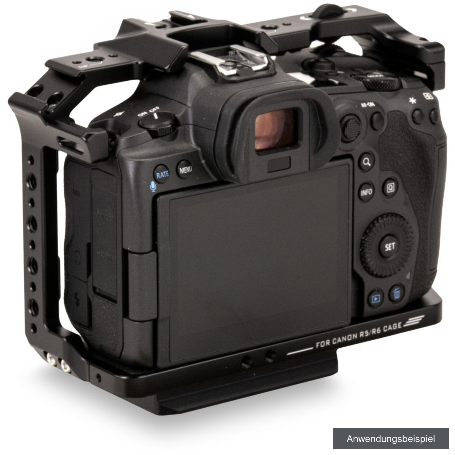 Tilta TA-T22-FCC-B-V2 Vollständiger Kameracage für Canon EOS R5/ EOS R6 V2 schwarz