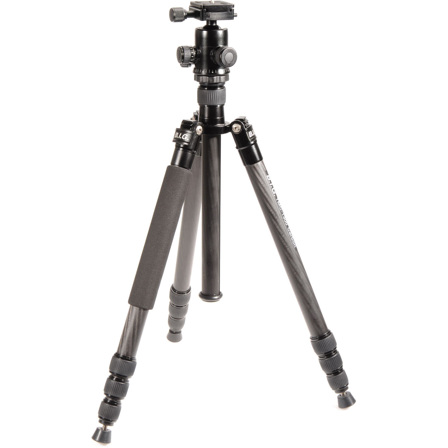B.I.G. TMC-1300 CARBON 2in1 Stativ mit Kugelkopf BS-1300