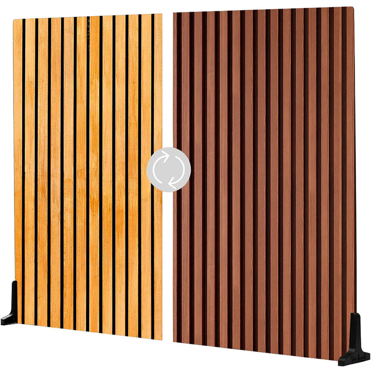 V-Flat World Duo Board Wood Slats Light/Wood Slats Dark XL