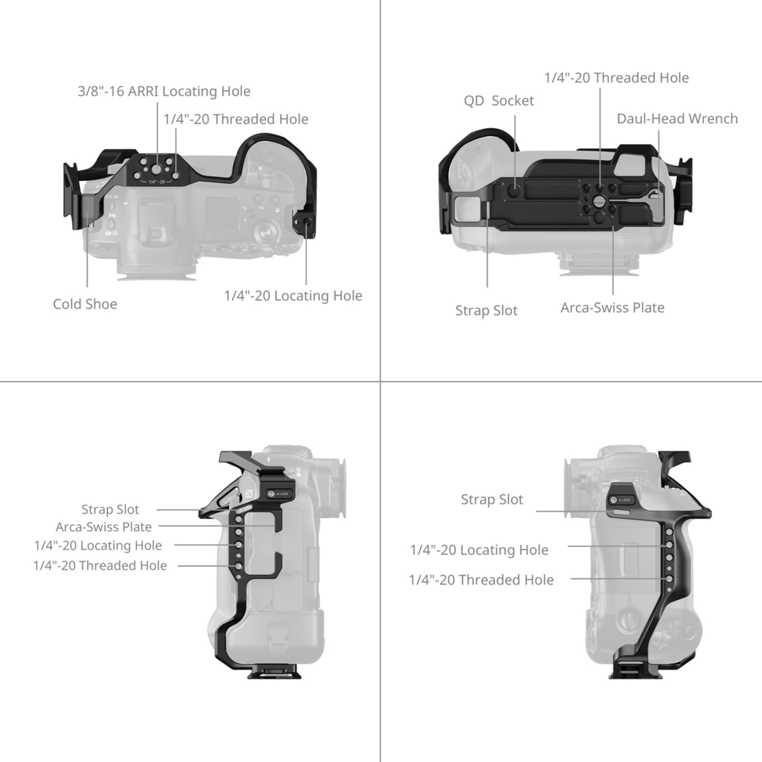 SmallRig Cage 5413 für Canon EOS R1