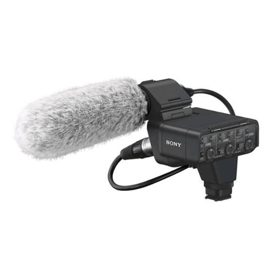 Sony XLR K3 M Adapter-Kit mit Shotgun-Mikrofon