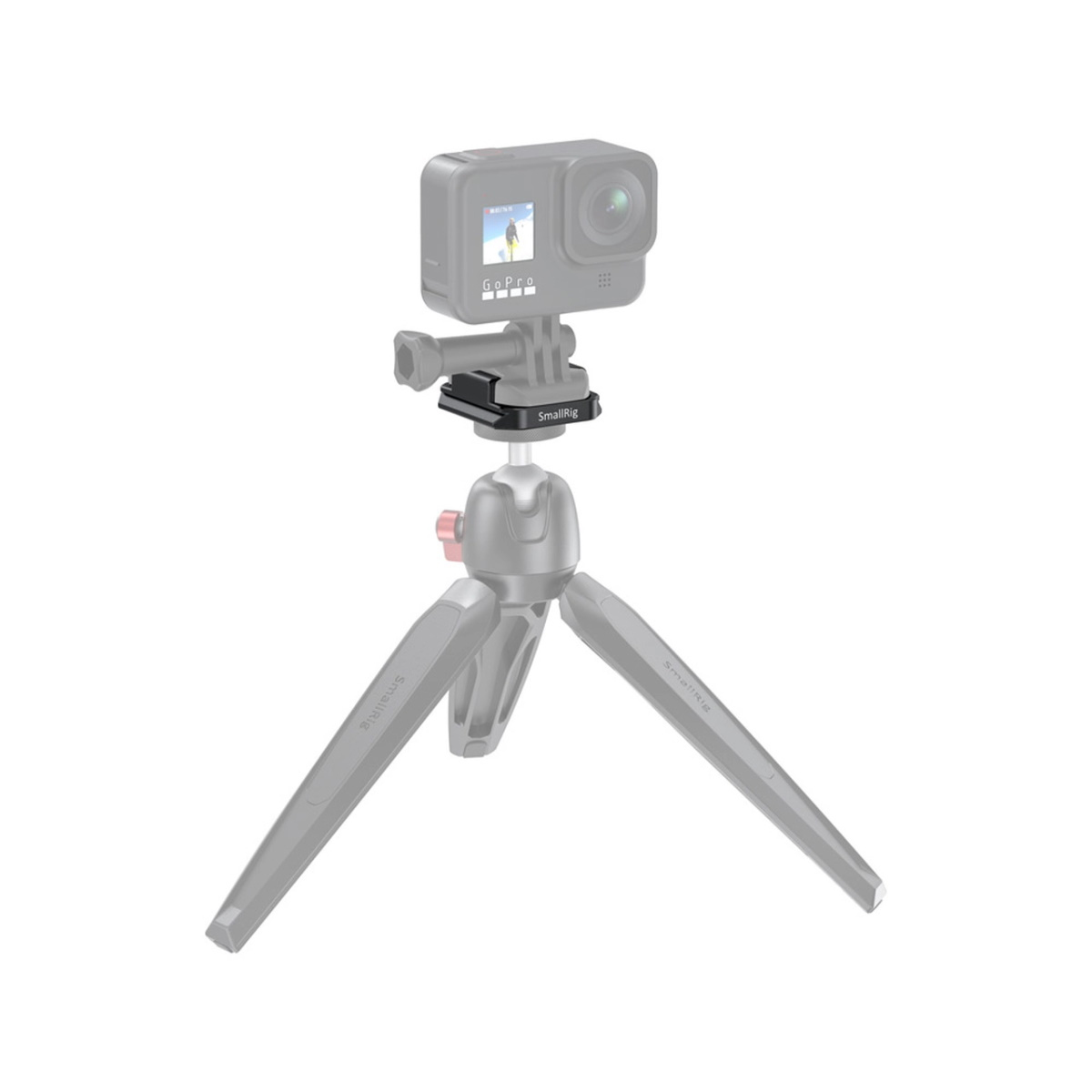 SmallRig APU2668 Buckle Adapter mit Arca Schnellwechselplatte für GoPro Kameras
