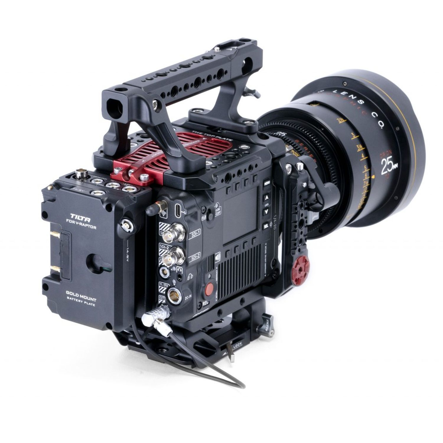 Tilta ESR-T08-B-AB Kamerakäfig für RED V-RAPTOR Advanced Kit Gold Mount