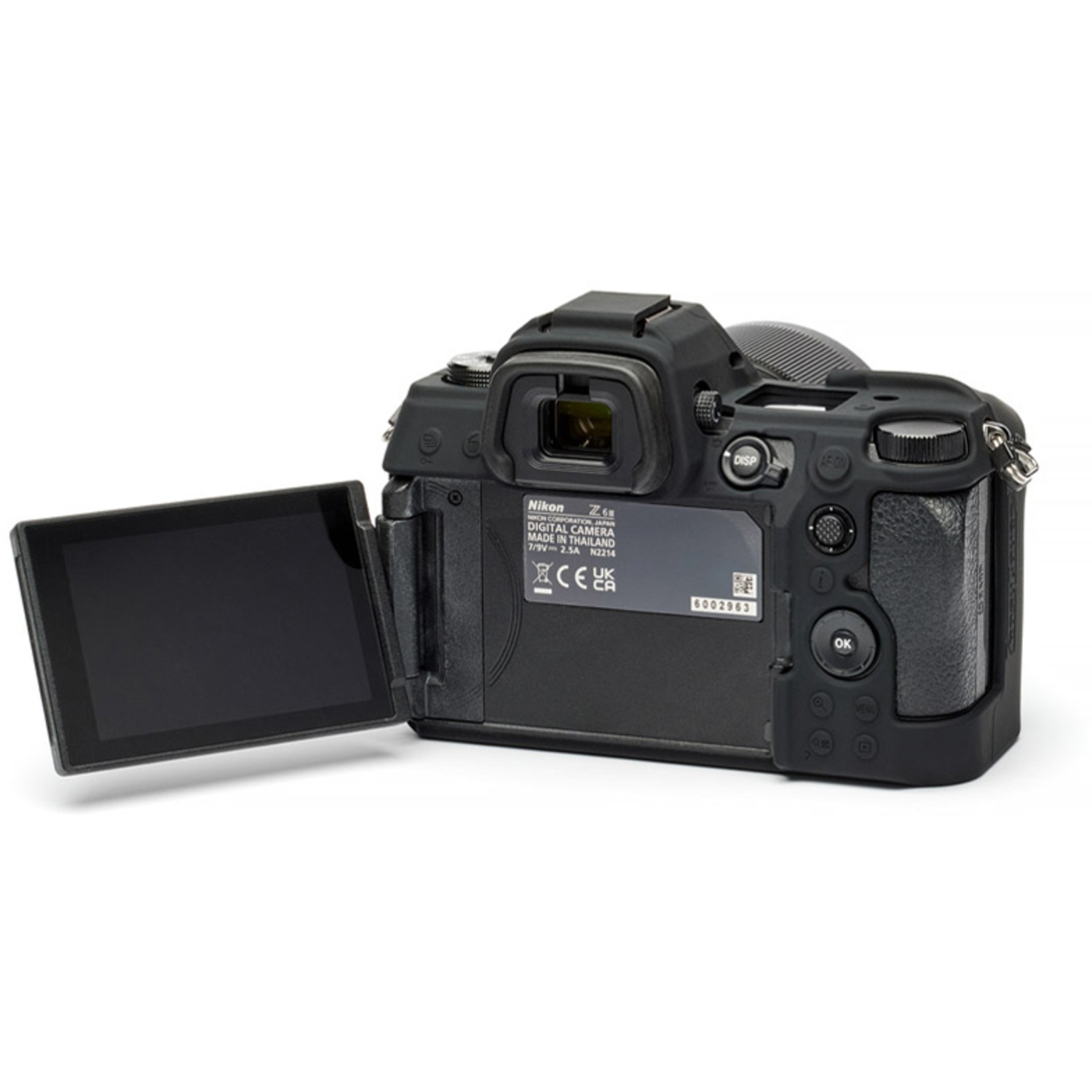 easyCover Silikon-Schutzhülle für Nikon Z6 III Schwarz