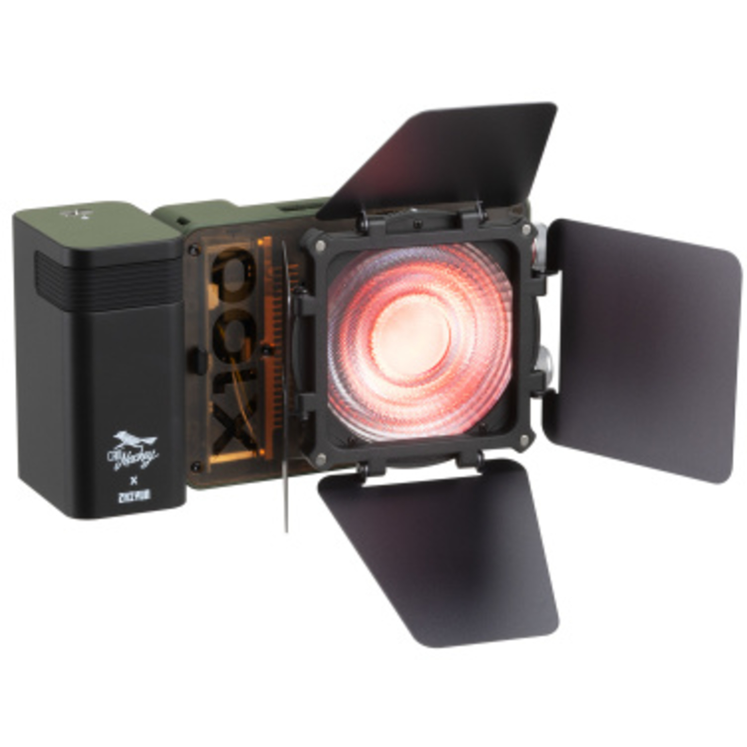 Zhiyun Molus X100 RGB Pro mit Zubehör