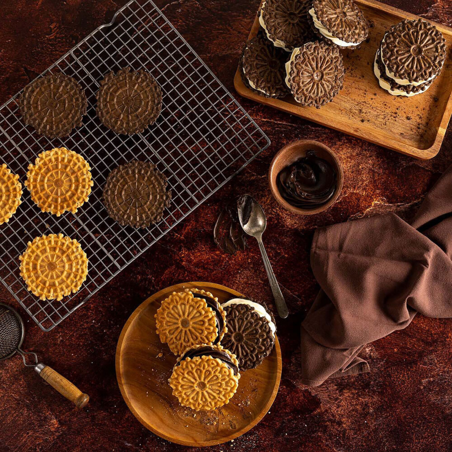 V-Flat World Duo Board Dark Roast/Moroccan Mud