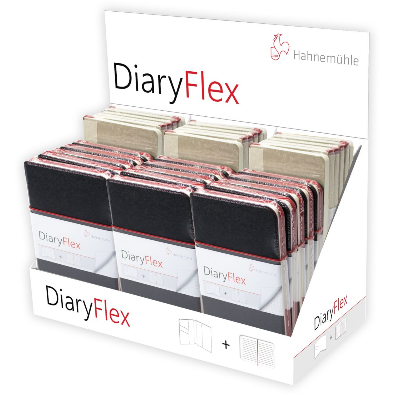 Hahnemühle Notizbuch DiaryFlex Display 11,5 x 19cm 100g/m²