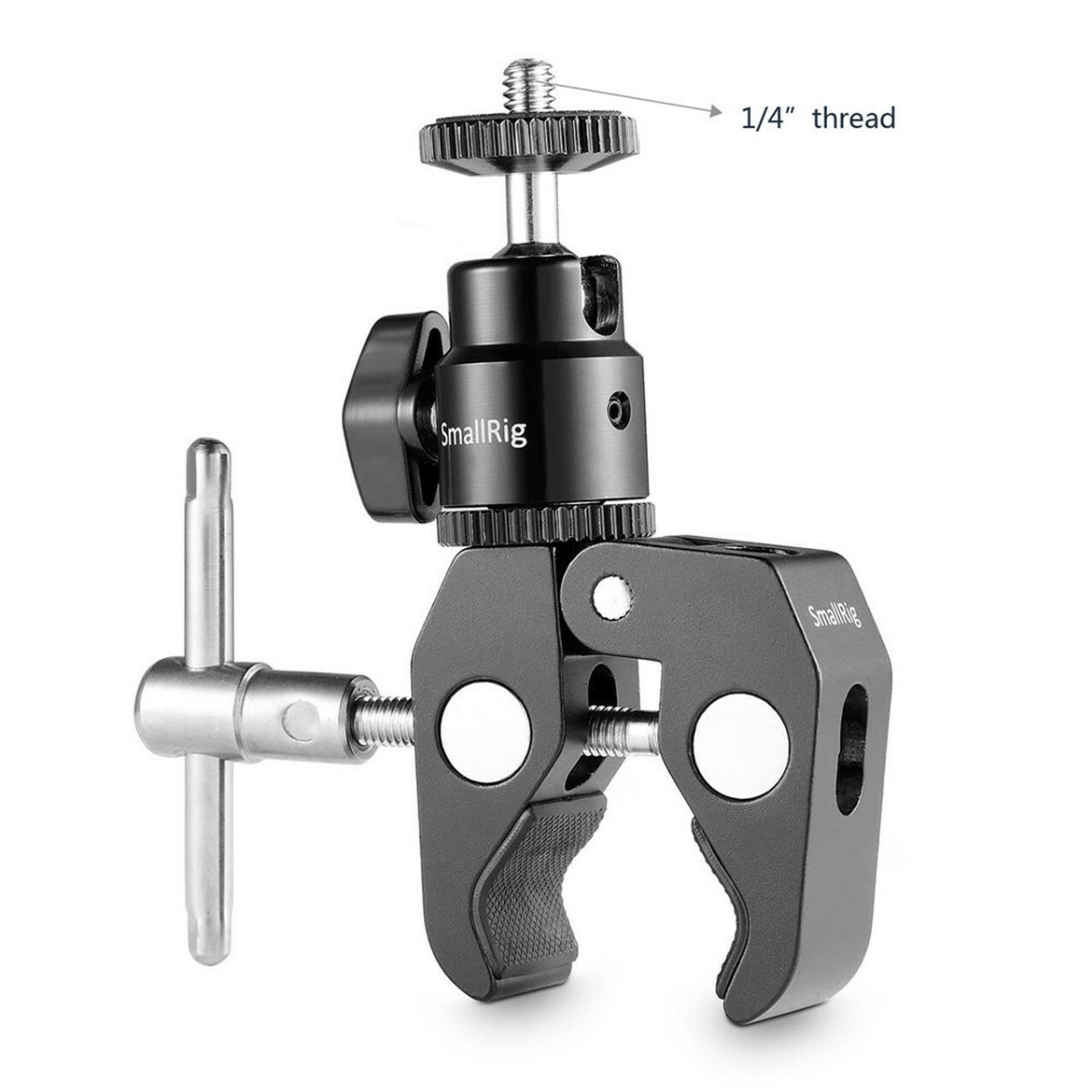SmallRig Superklemmhalterung mit 1/4" Schraubenkopfhalterung 1124