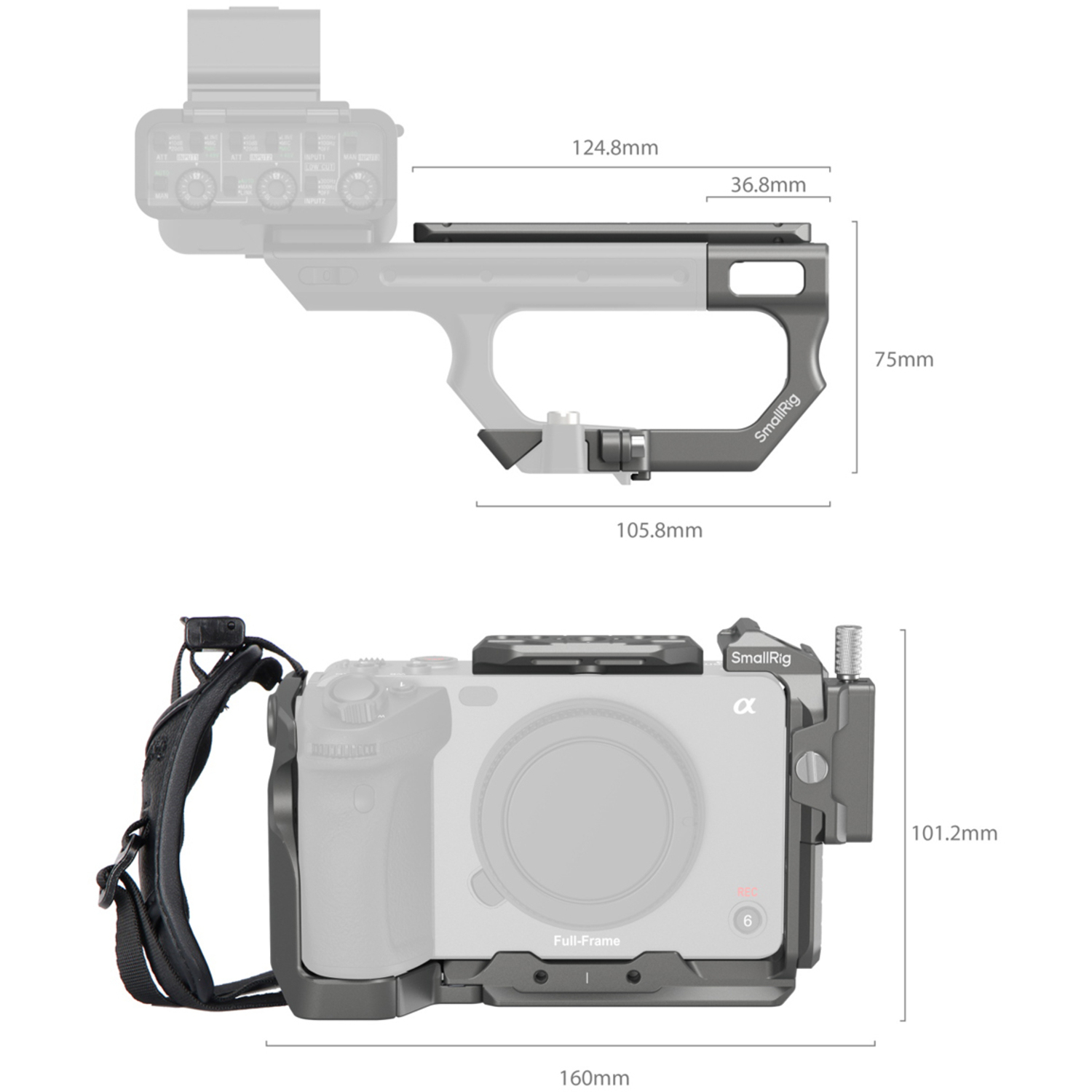 SmallRig HawkLock QR Advanced Cage Kit 4771 für Sony FX3 und FX30