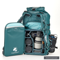 Shimonda Fotorucksack Action X40 v2 Damen mit DSLR Core Unit M Teal