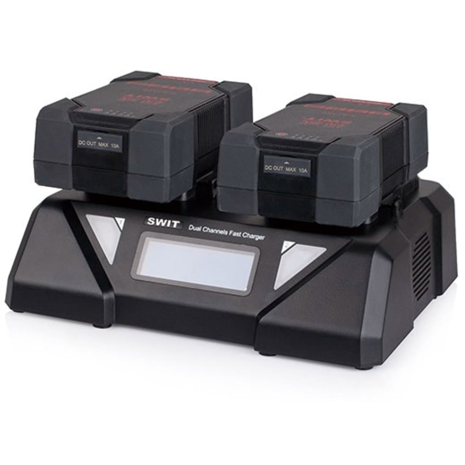 Swit 2-Kanal V-Mount Super-Schnellladegerät S-3812S