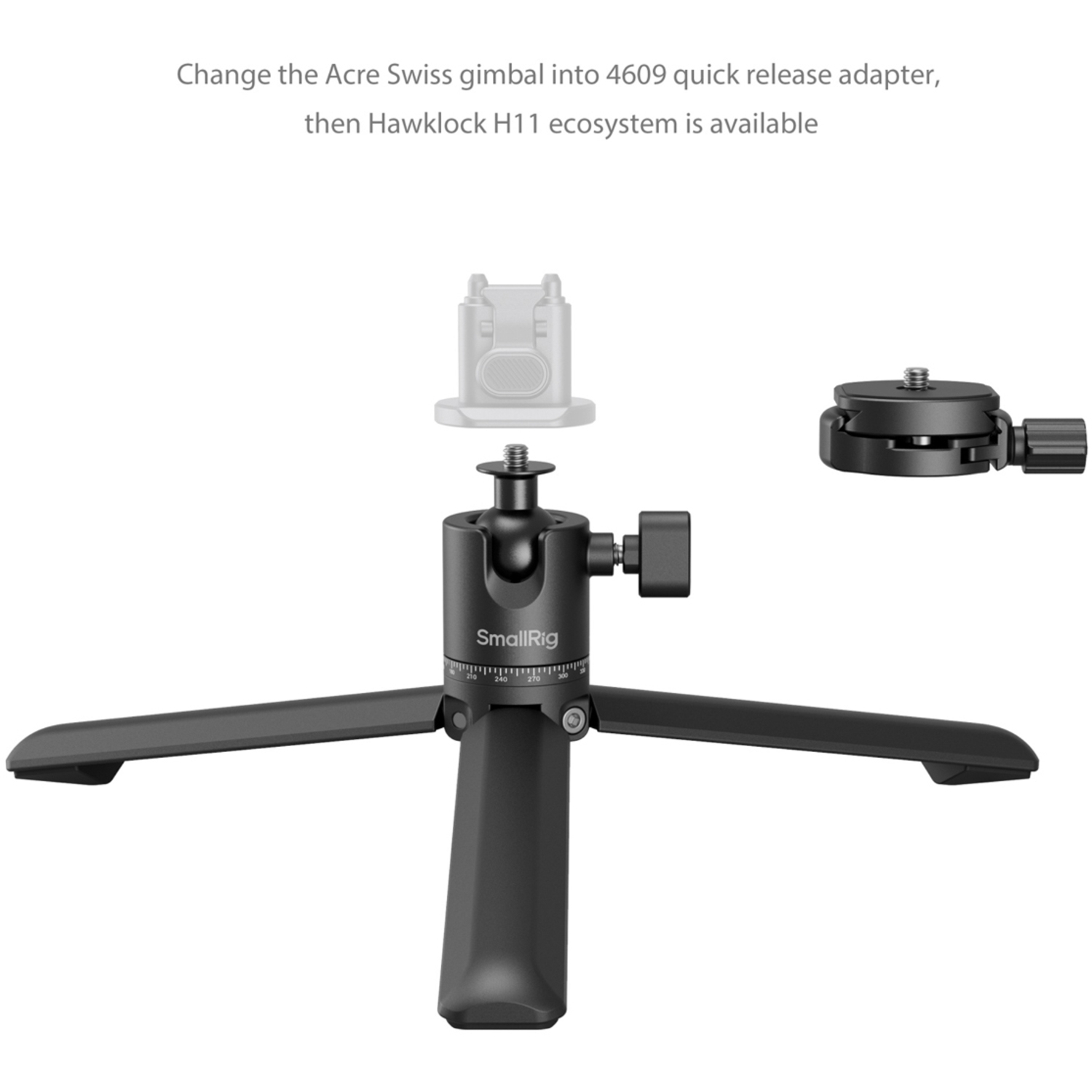 SmallRig Tischstativ mit Panorama-Kugelkopf 4630
