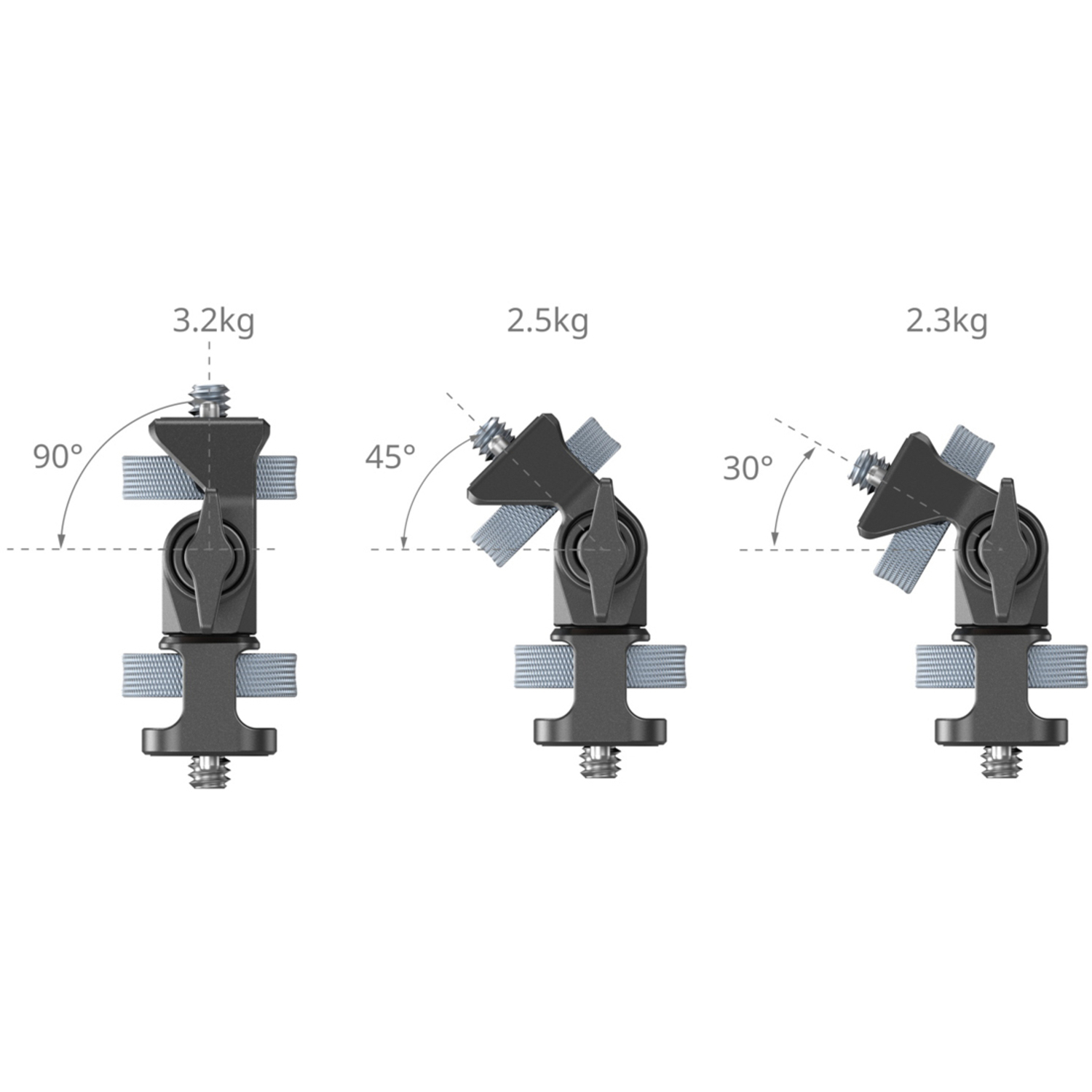 SmallRig Schwenk- und neigbare Monitorhalterung mit 1/4"-20 Schrauben 4886