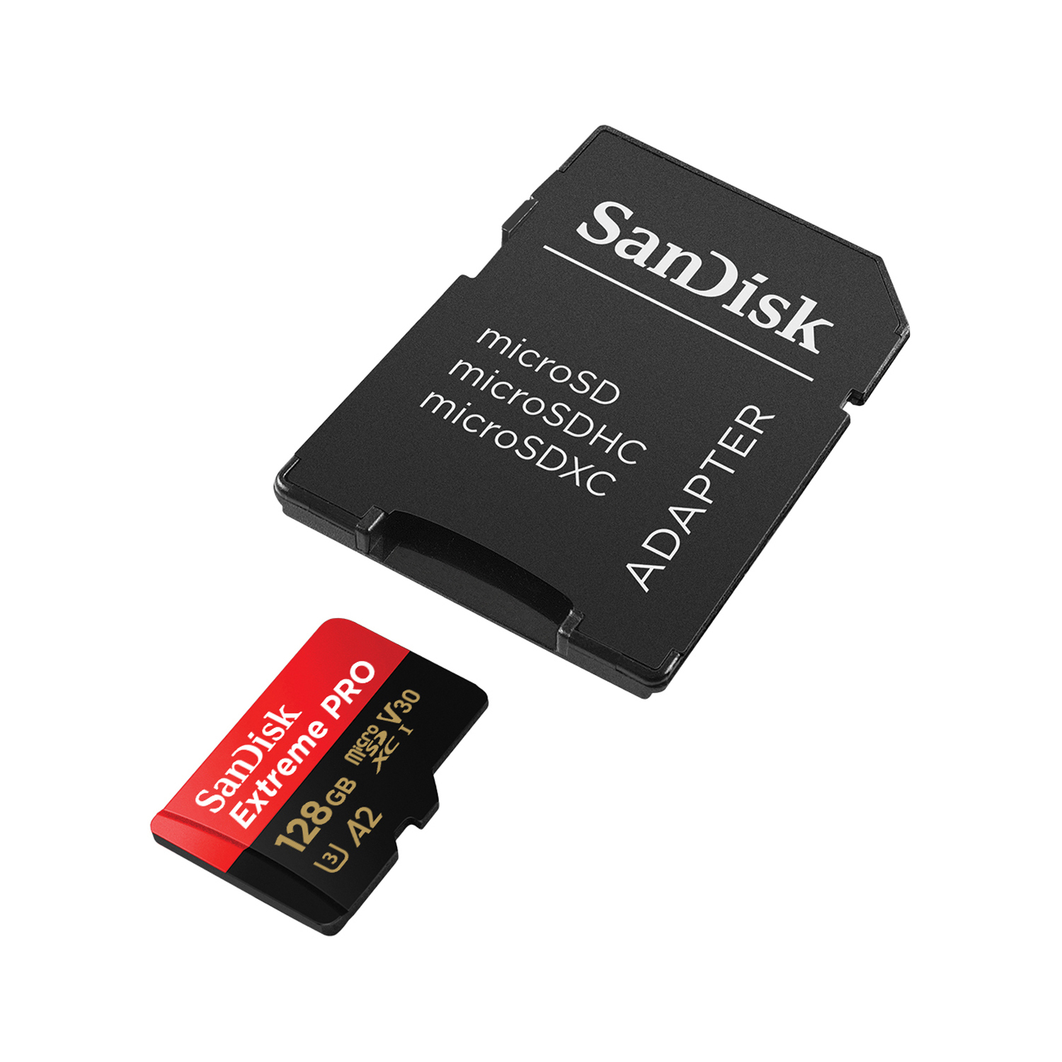 SanDisk Extreme PRO 128GB microSDXC UHS-I V30 mit SD-Adapter